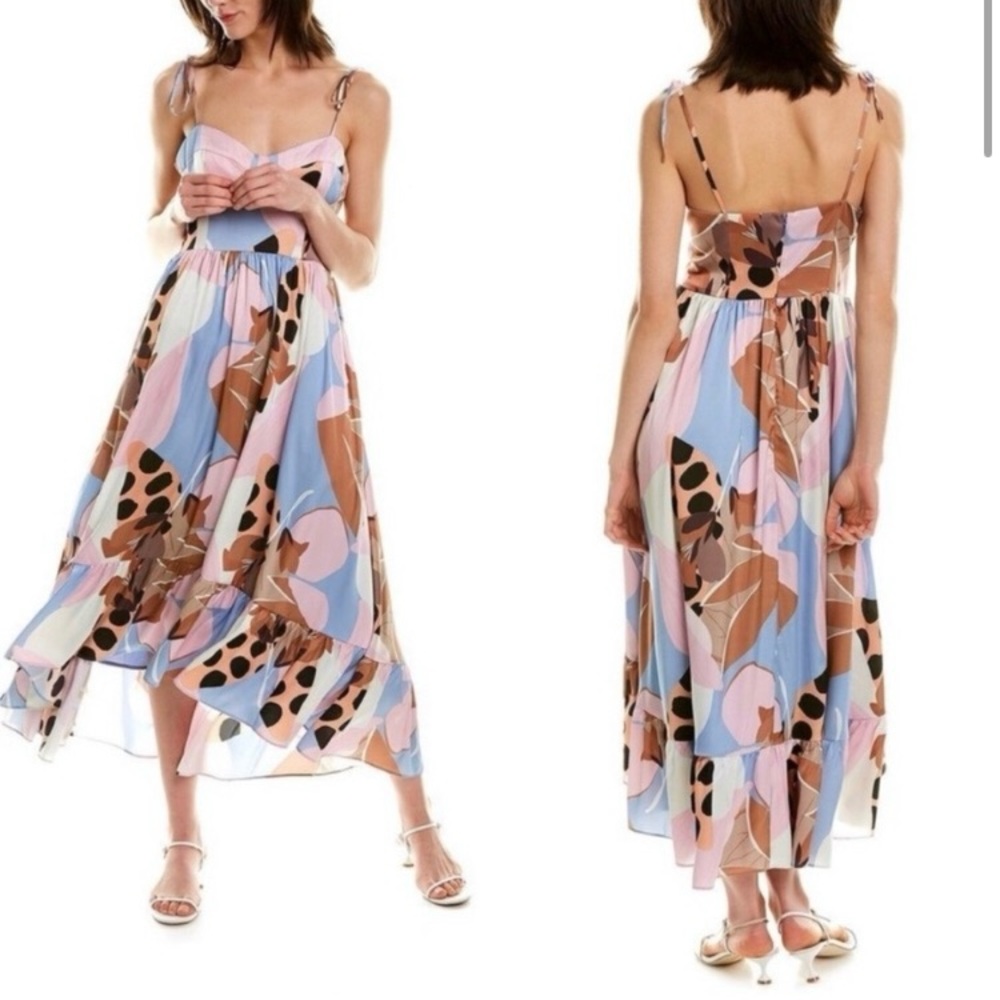 Hutch Tie Strap Midi Dress